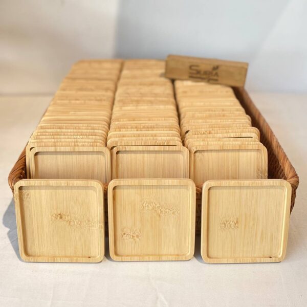 Bamboo Coaster Square