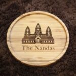 Tray Round 25cm Logo