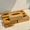 Bamboo Tissue Box Long