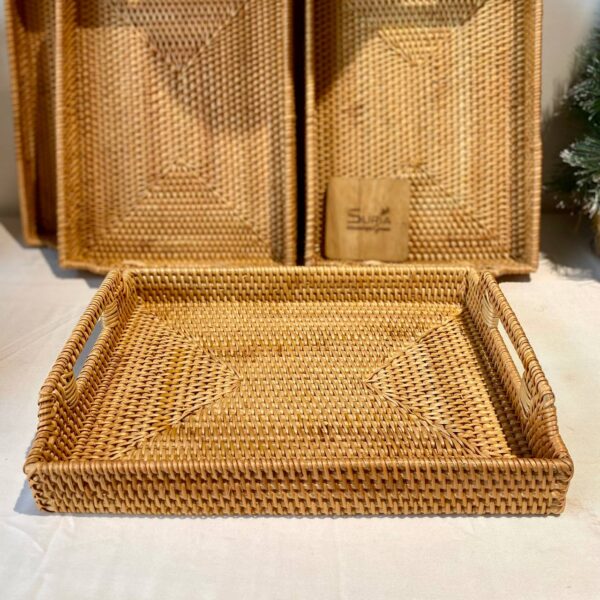 Rattan Tray 35x25cm (L)