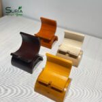 Bamboo Cell Phone Stand Curve