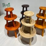 Bamboo Round Stand 3pcs