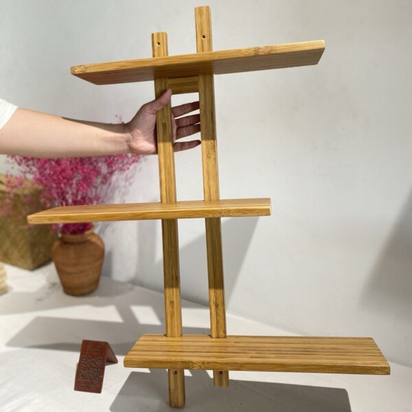 Bamboo floating Shelf 45x12x75cm
