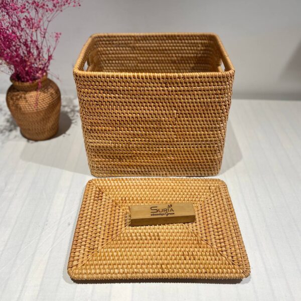 Rattan Laundry Basket Cover